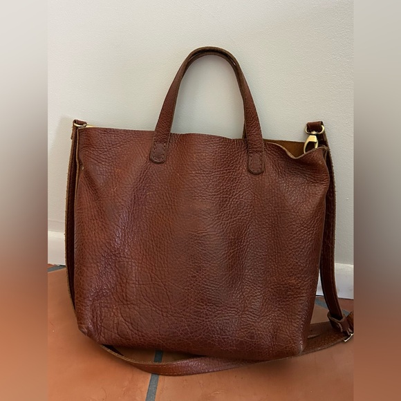 Portland Leather Medium Tote Bag - Picture 3 of 6